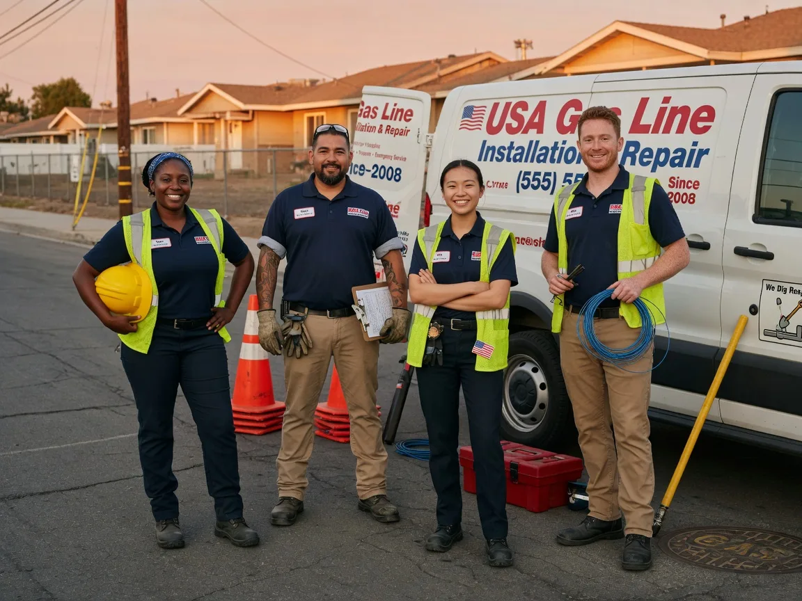 Gas Line Installation company in Milnesville, PA